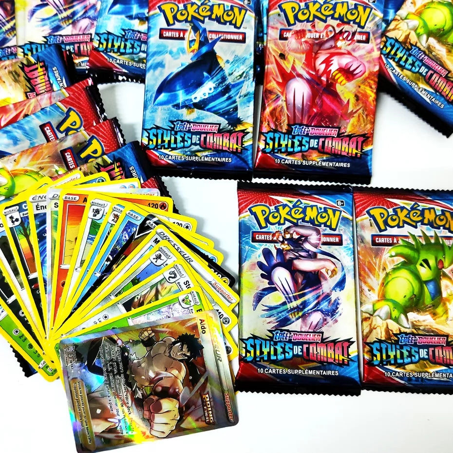 Cartes pokemon booster style combat version françaises