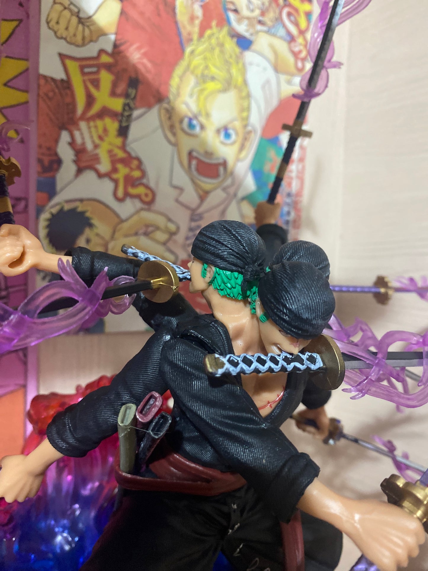 Figurine one piece zoro roronoa de luxe