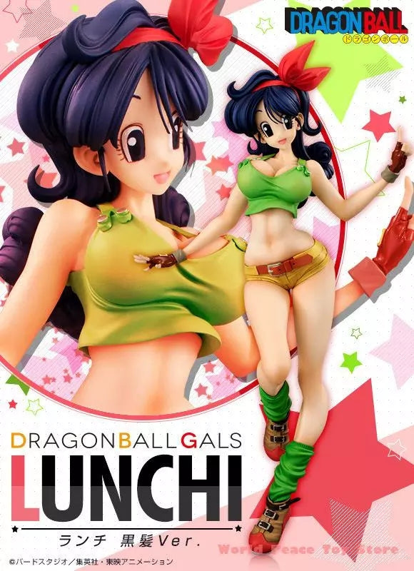 Dragon ball figurine sexy lunch blonde ,bleu ou les deux