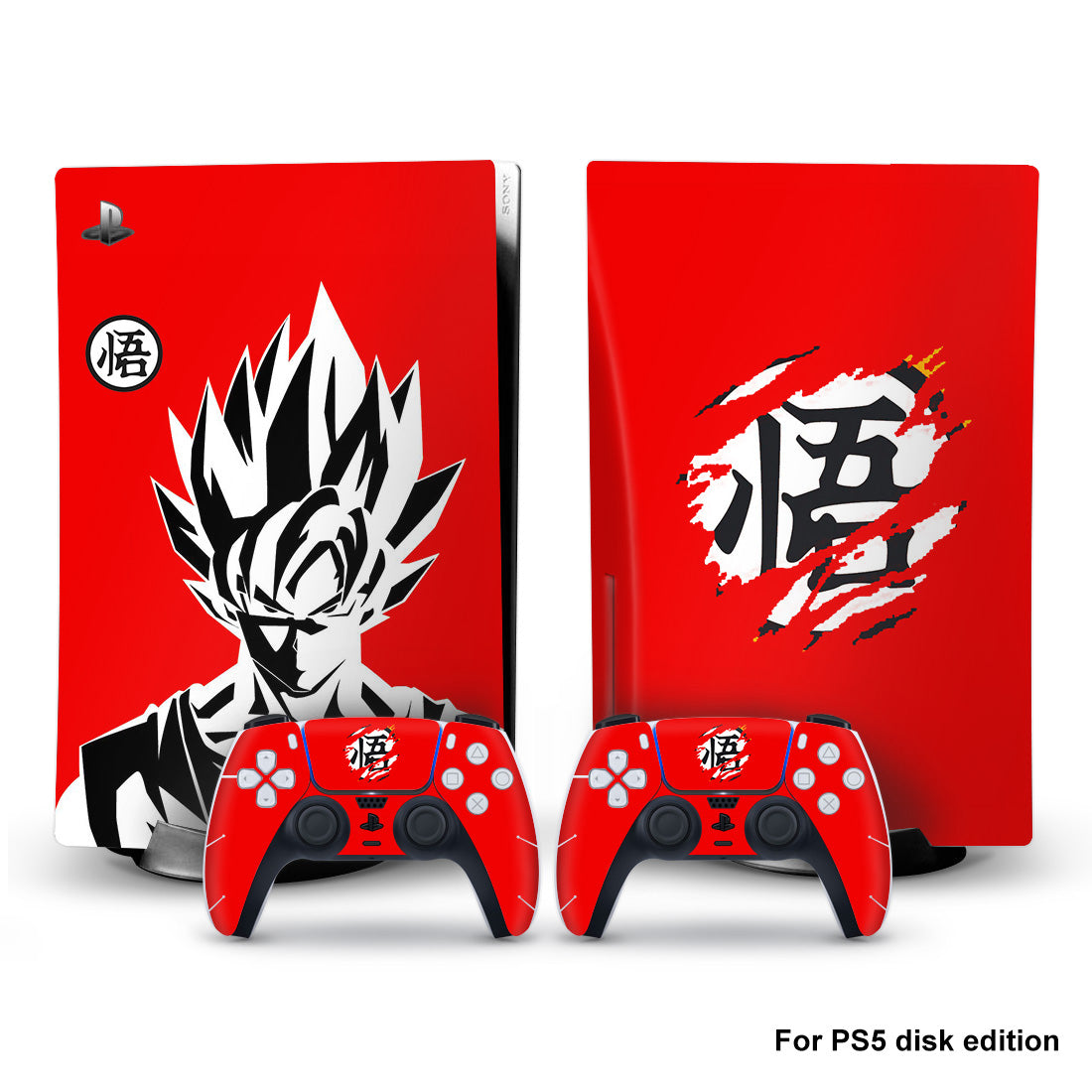 Skin dragon ball Ps5 autocollant vinyle pour manette et console playstation 5