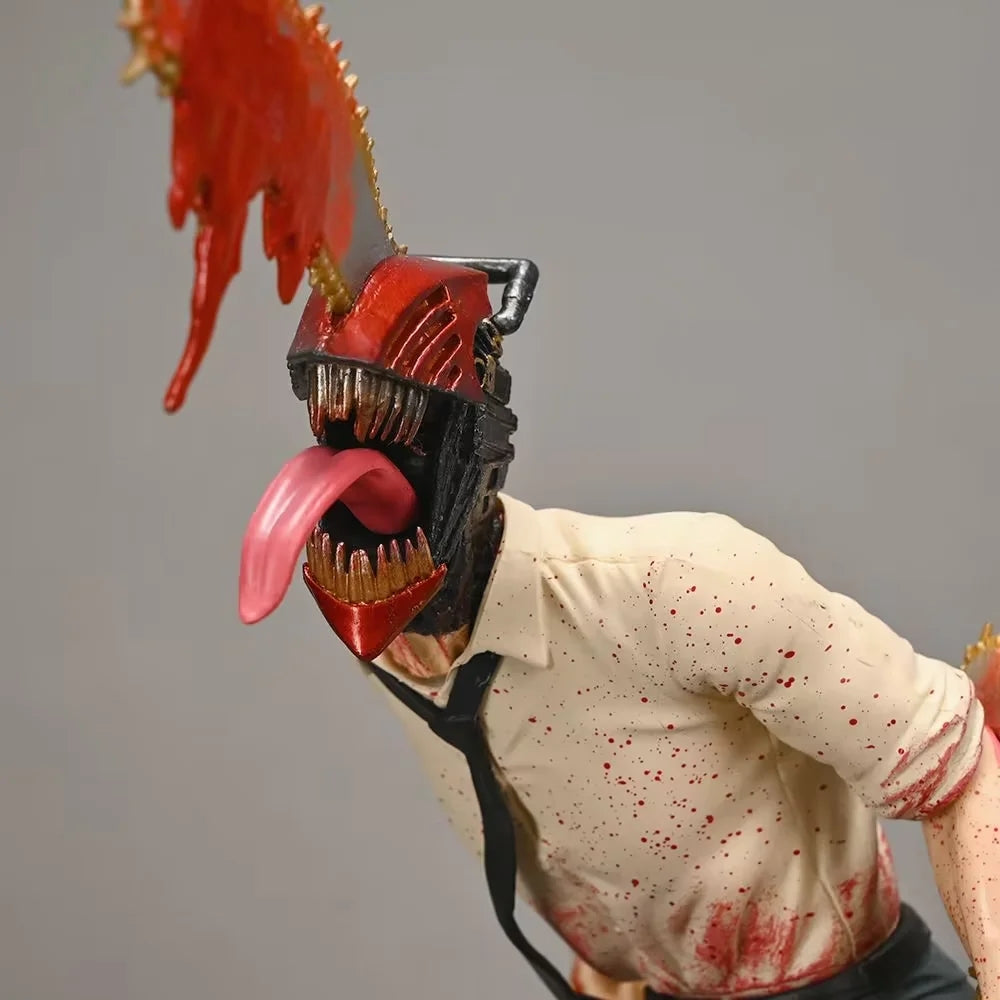 Figurine chainsaw man denji double corp interchangeable