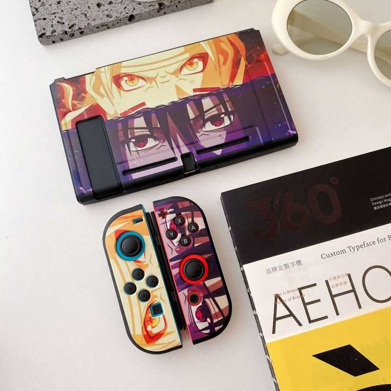 Naruto coque souple pour nintendo switch et protege joy con