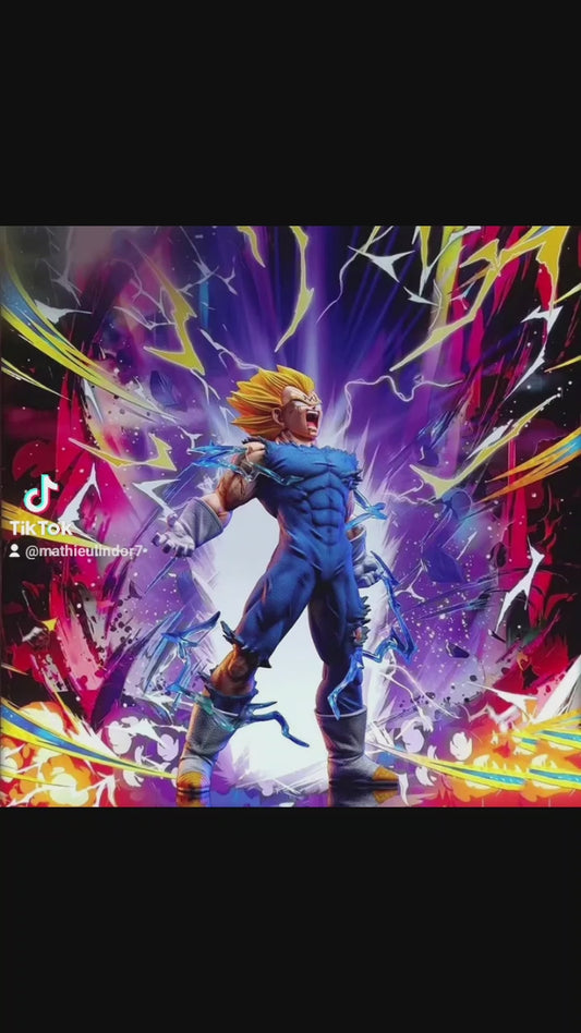 Figurine majin vegeta 25cm