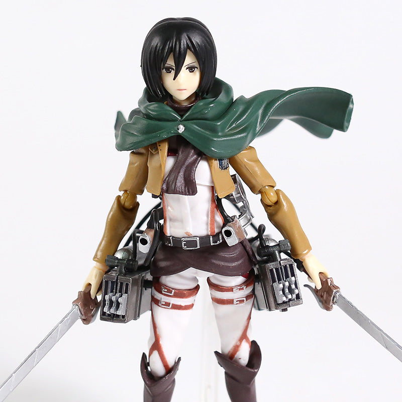 Figurine mikasa l'attaque des titans statuette collection manga shingeki no kyojin
