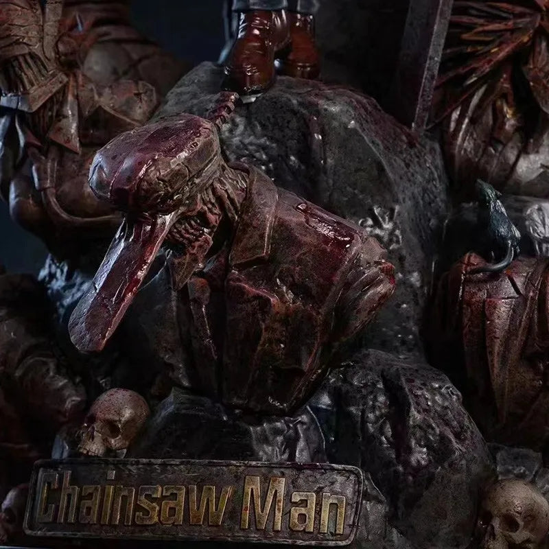 Figurine chainsaw man denji et makima 39cm
2 buste interchangeable