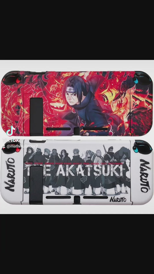 Naruto coque souple pour nintendo switch et protege joy con