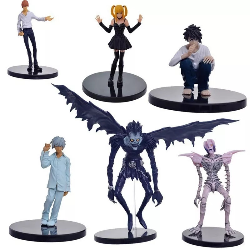Death note lot de 6 figurines  ryuk light L statuette  decoration collection manga