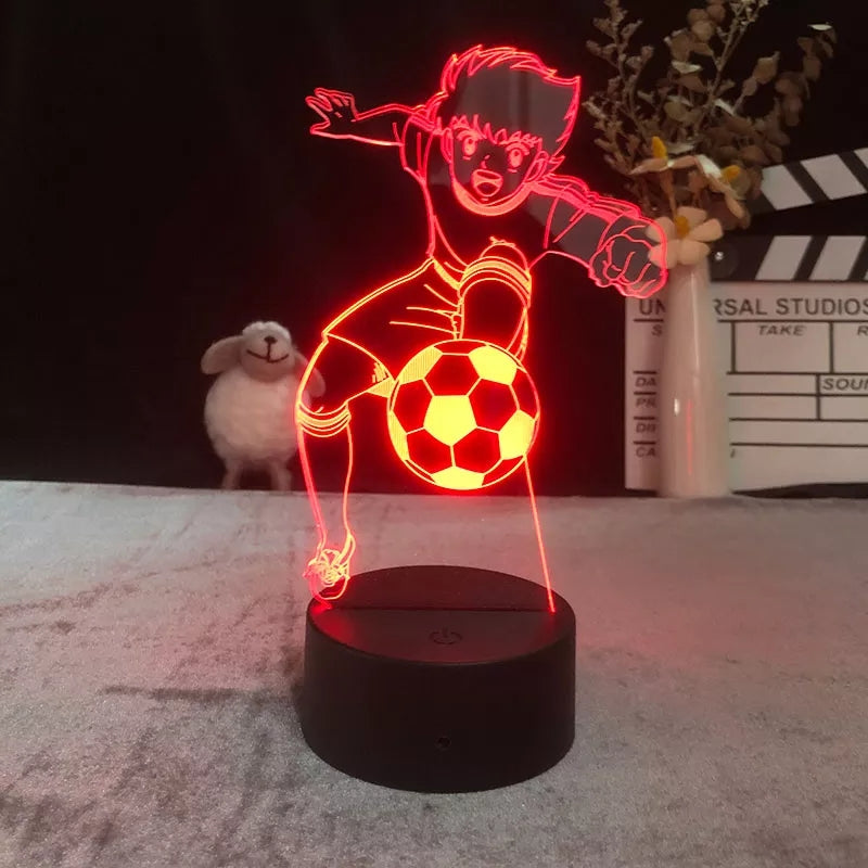 Veilleuse olive et tom lampe led 16 couleurs captain tsubasa