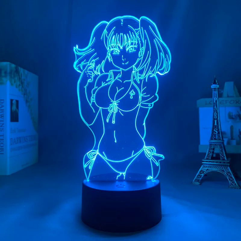 Sevens deadly sins veilleuse 16 couleurs lampe led decoration manga meliodas ban
