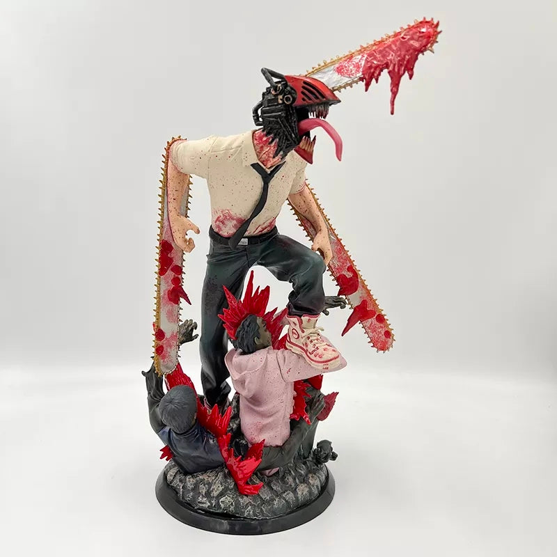 Figurine chainsaw man denji double corp interchangeable