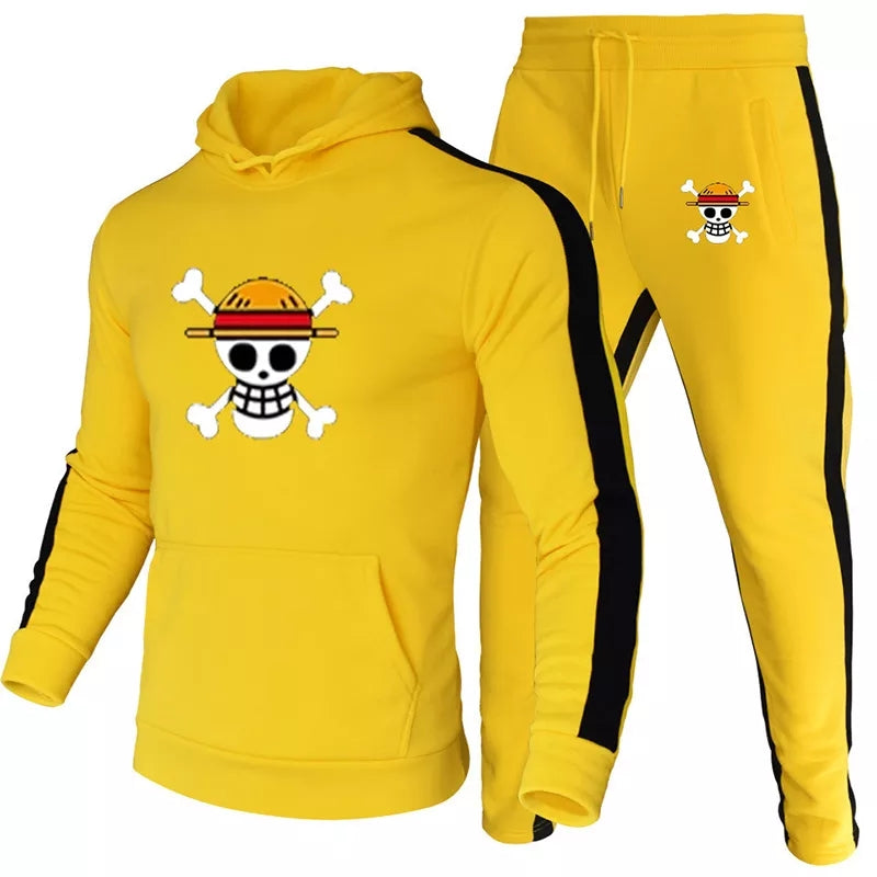 One piece ensemble sport pull a capuche et jogging collection manga