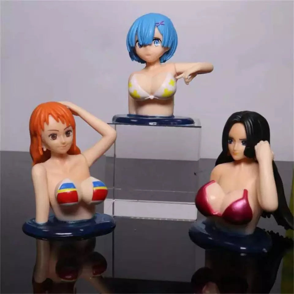 Figurine poitrine vibrante one piece
