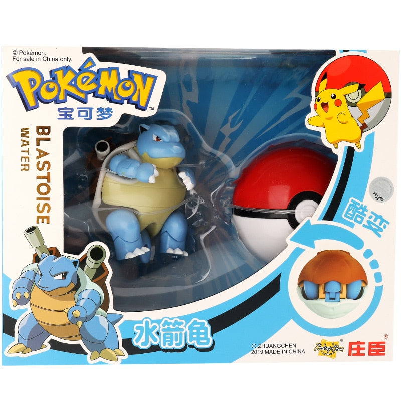 Pokemon figurine retractable dans pokeball avec boite originale