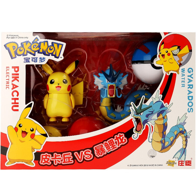Pokemon figurine retractable dans pokeball avec boite originale