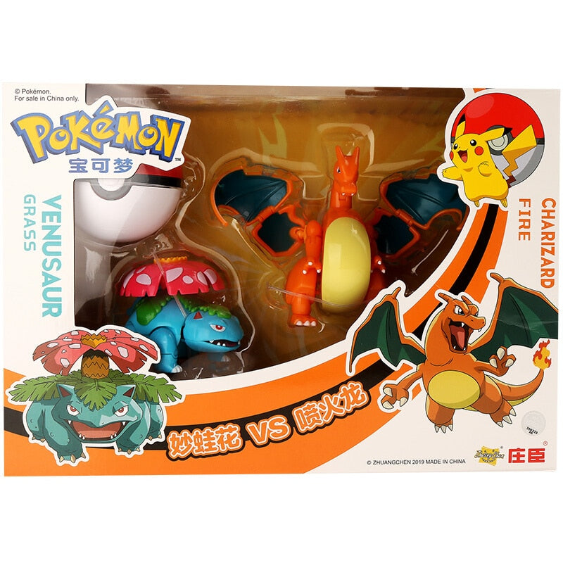 Pokemon figurine retractable dans pokeball avec boite originale