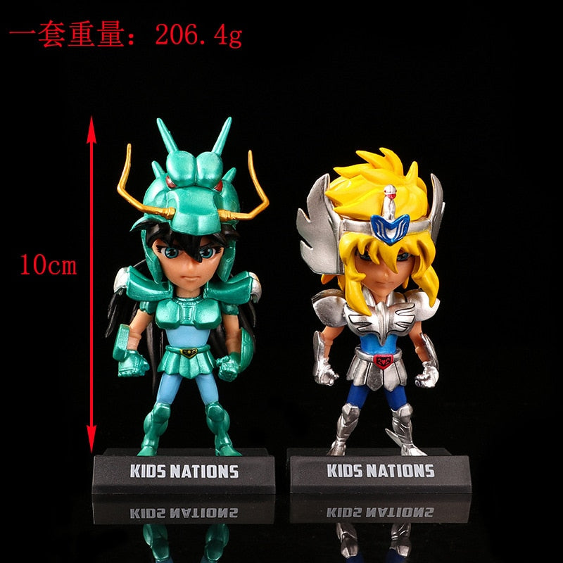 Figurine  Saint Seiya Knights Of The Zodiac lot de 5 statuettes les chevaliers du zodiaque collection mangapp