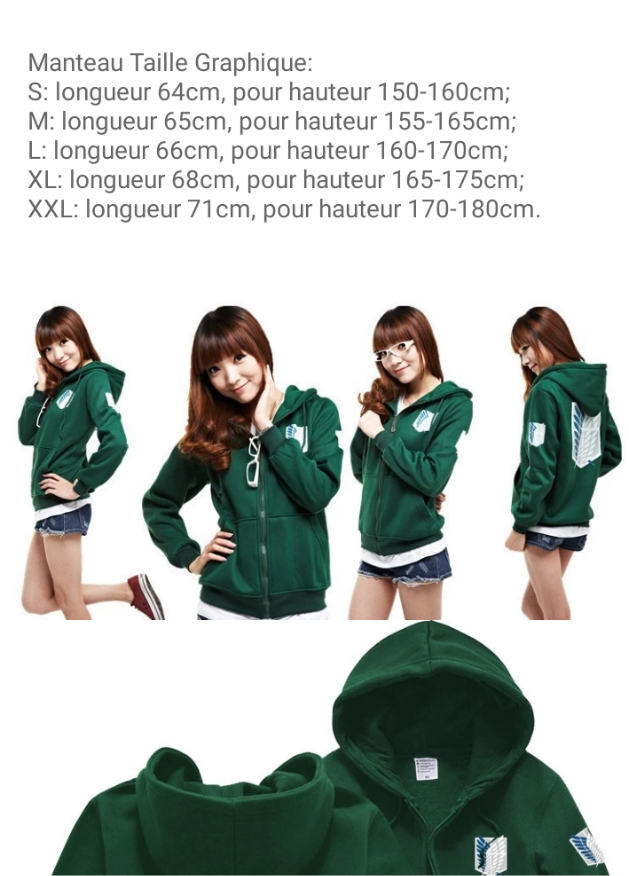 Veste l'attaque des titans