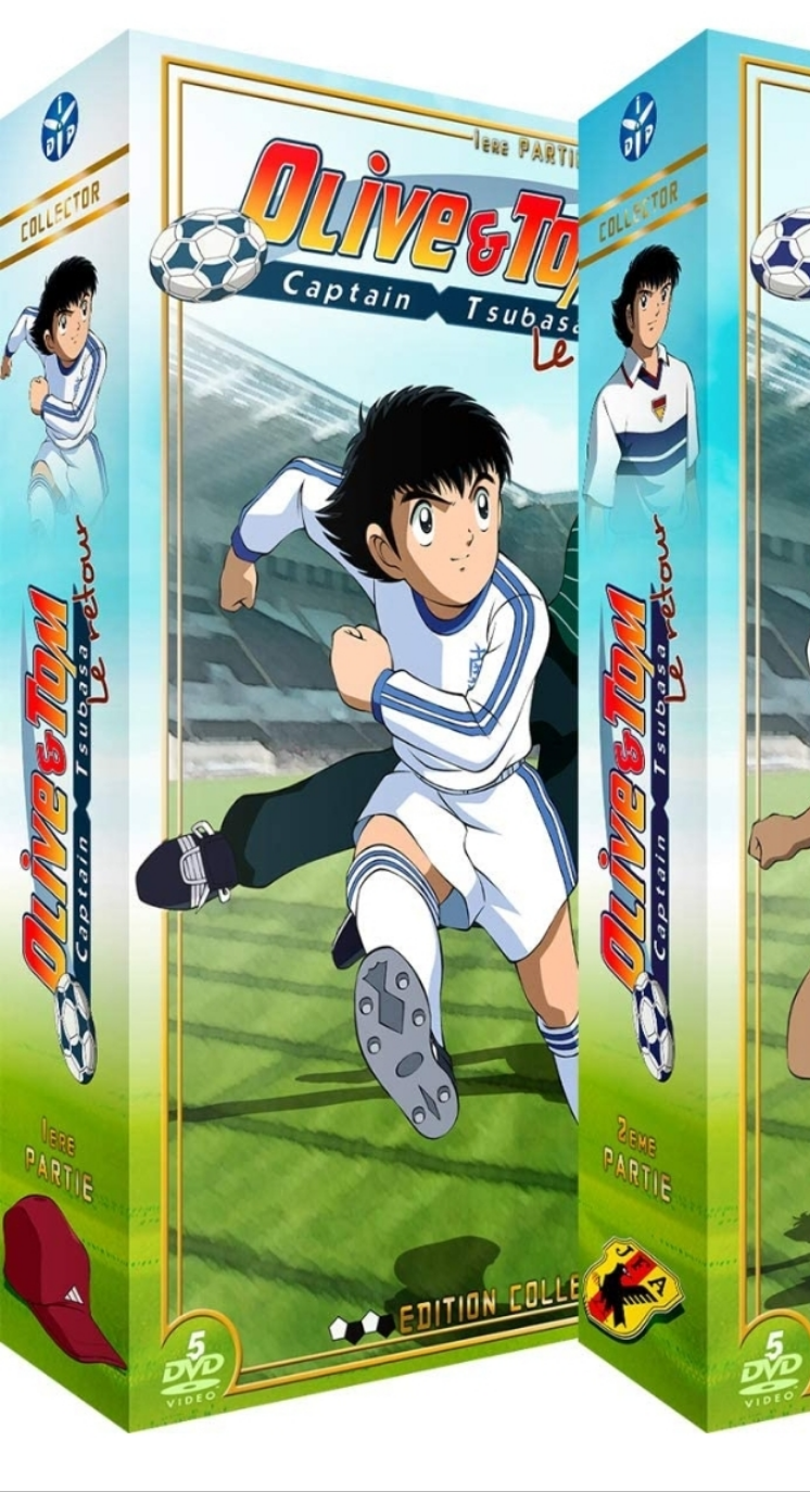 Dvd olive et tom le retour coffret 10 dvd l'integrale de la nouvelle serie captain tsubasa
