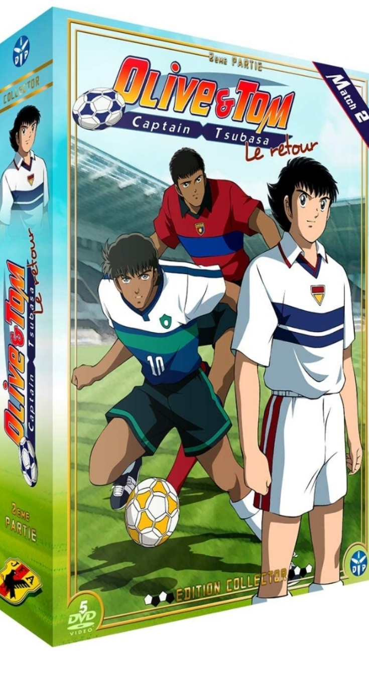 Dvd olive et tom le retour coffret 10 dvd l'integrale de la nouvelle serie captain tsubasa