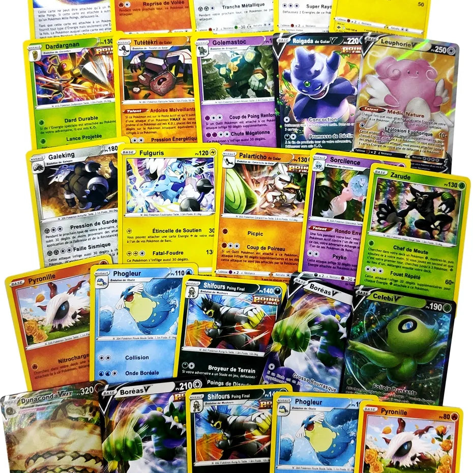 Cartes pokemon booster style combat version françaises
