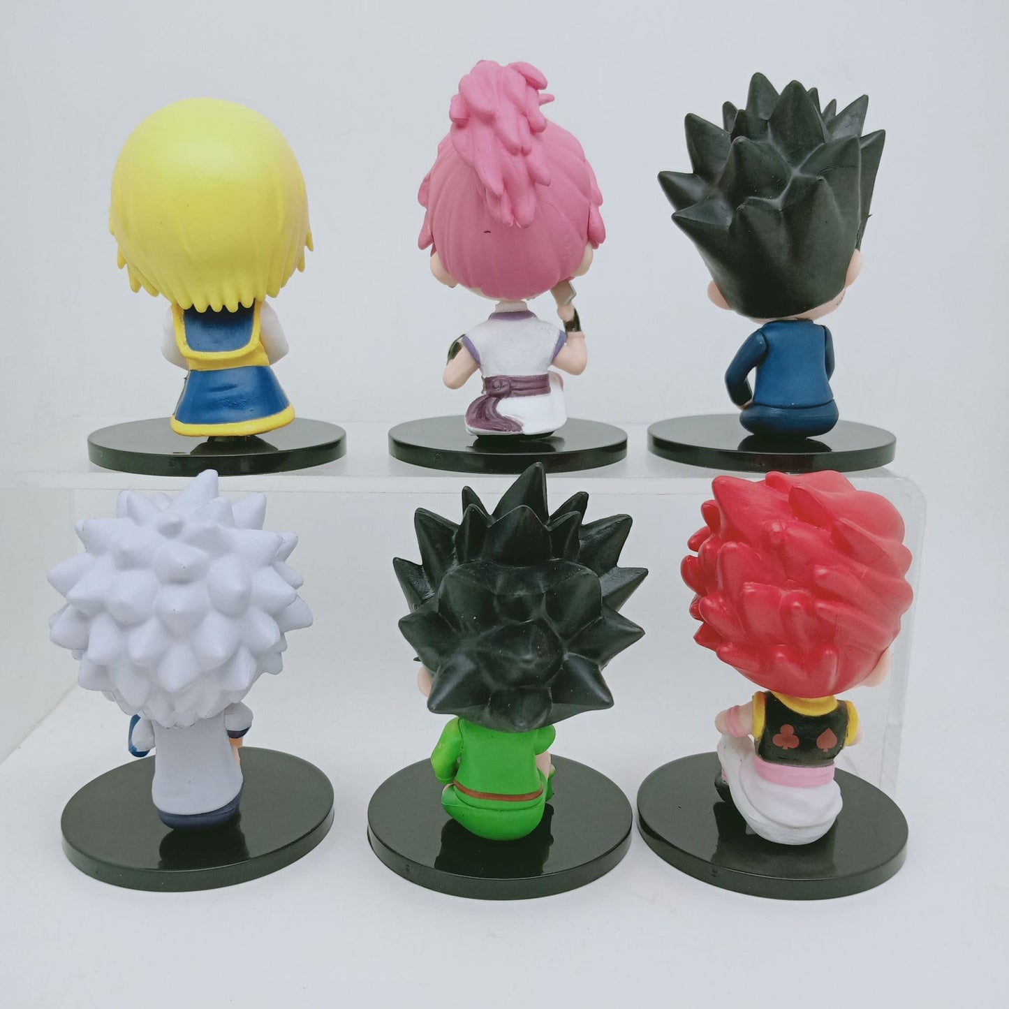 Anime Hunter x Hunter Figure Killua Zoldyck Gon Freecss Action Figure Kurapika Hisoka Kulolo Lushilufelu Figurine Collection Toy