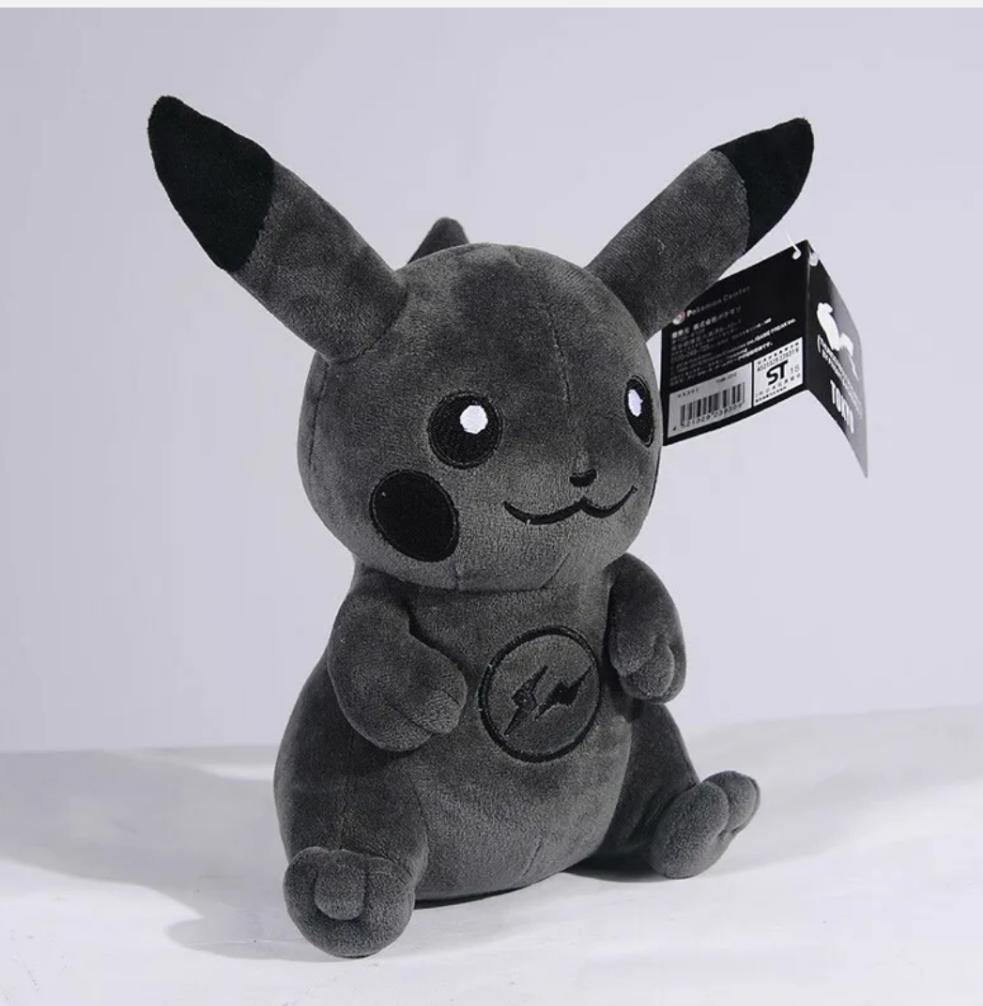 Pokemon peluche pikachu black 25 cm doudou