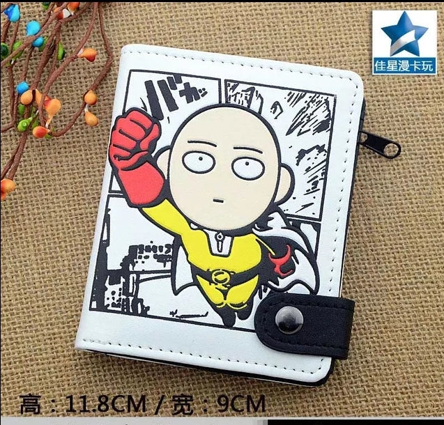 One punch man portefeuille saïtama porte monnaie collection manga