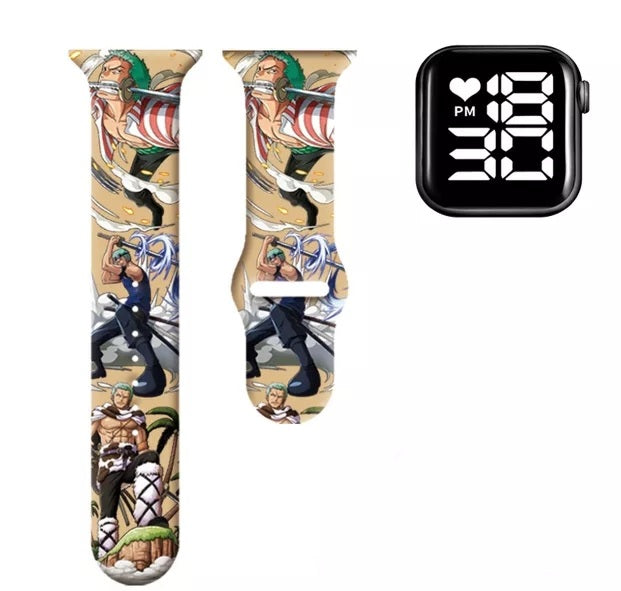 Montre one piece numerique led