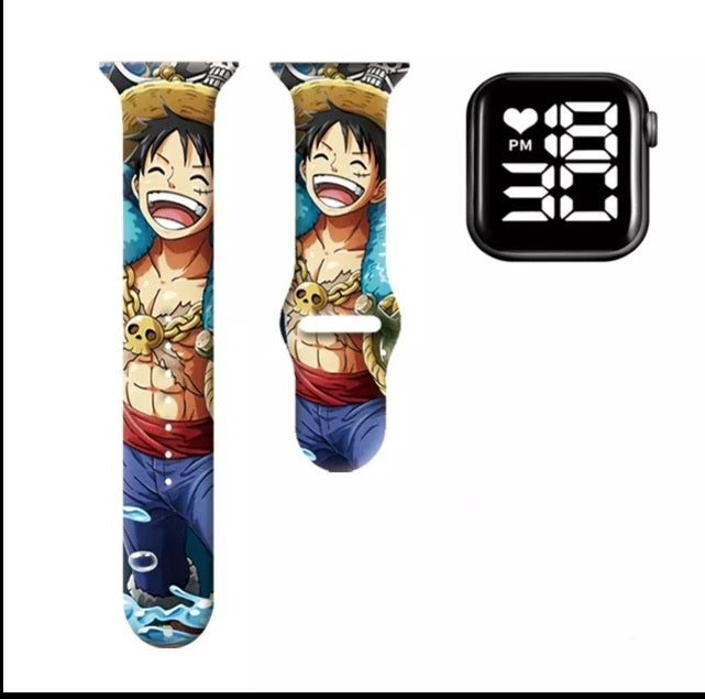 Montre one piece numerique led