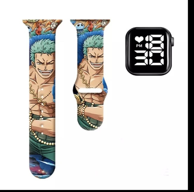 Montre one piece numerique led