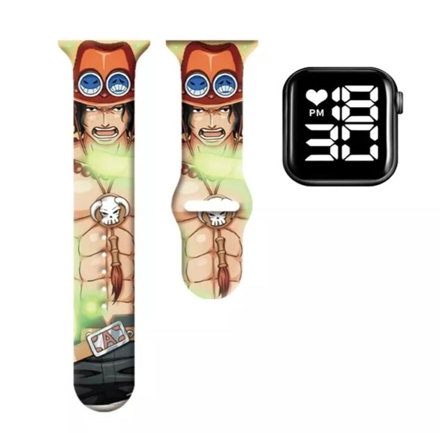 Montre one piece numerique led