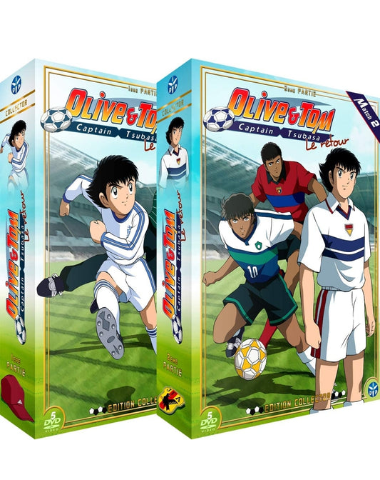 Dvd olive et tom le retour coffret 10 dvd l'integrale de la nouvelle serie captain tsubasa