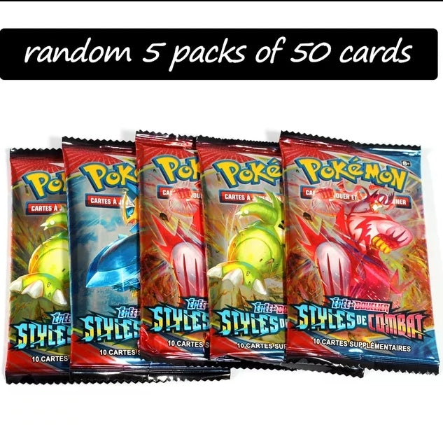 Cartes pokemon booster style combat version françaises