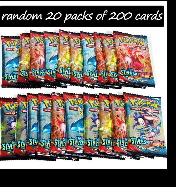 Cartes pokemon booster style combat version françaises