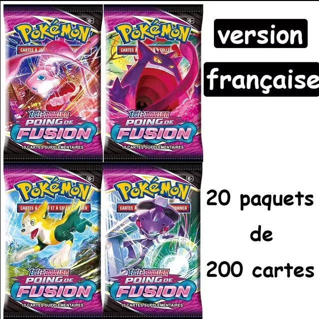 Cartes pokemon booster poing de fusion version françaises