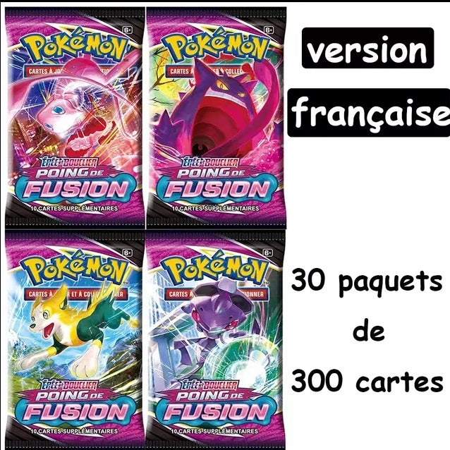 Cartes pokemon booster poing de fusion version françaises