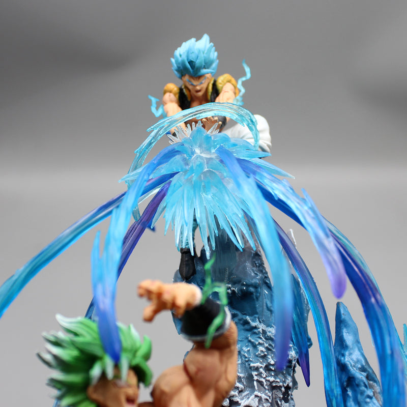 Figurine Dragon Ball Broly vs Gogeta 20cm Collection Animé Décoration Manga