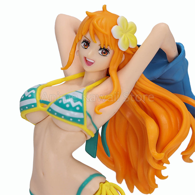 Figurine sexy Nami maillot de bain 21cm 2 Version au choix statuette collection manga decorative