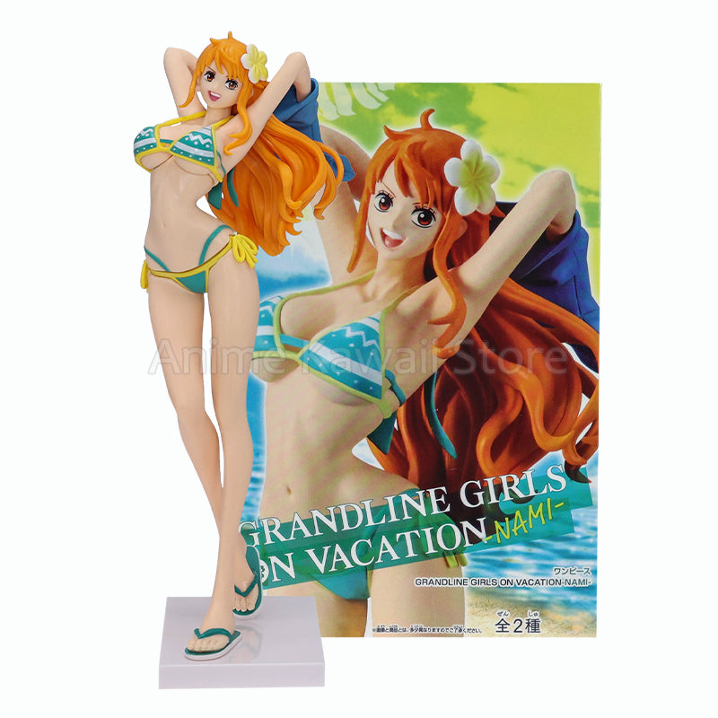 Figurine sexy Nami maillot de bain 21cm 2 Version au choix statuette collection manga decorative