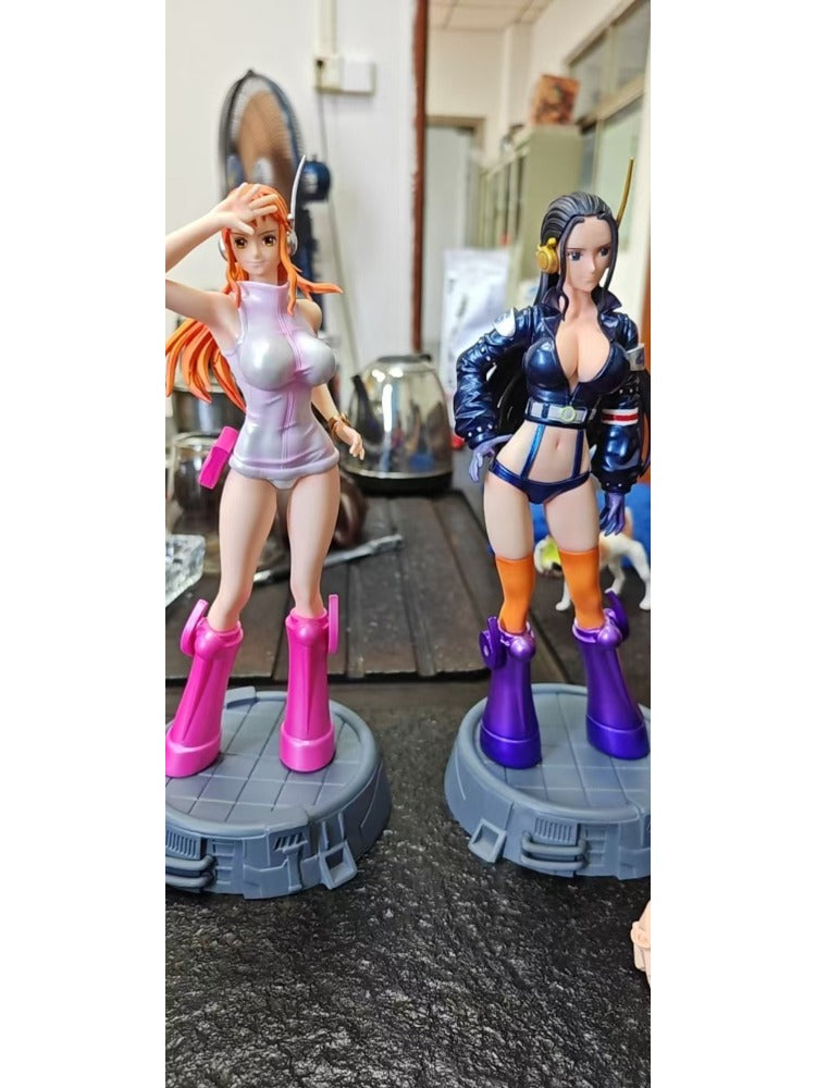 Figurine One Piece Nami et Nico robin Sexy Arc Egg Head Collection Cosplay Futur Manga 25cm