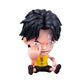 Figurine one piece shibi statuette drôle collection décoration manga animé 8cm sans boîte originale jouet déco idée cadeau anniversaire Noël Luffy Sanji zoro boa chopper ace