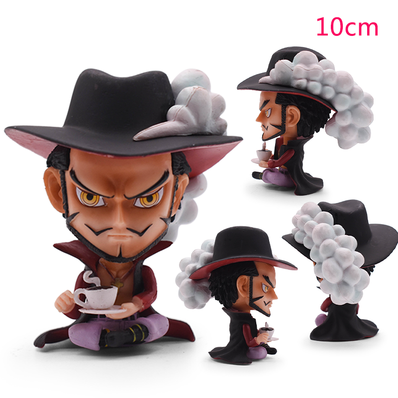 Figurine one piece shibi statuette drôle collection décoration manga animé 8cm sans boîte originale jouet déco idée cadeau anniversaire Noël Luffy Sanji zoro boa chopper ace