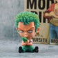 Figurine one piece shibi statuette drôle collection décoration manga animé 8cm sans boîte originale jouet déco idée cadeau anniversaire Noël Luffy Sanji zoro boa chopper ace