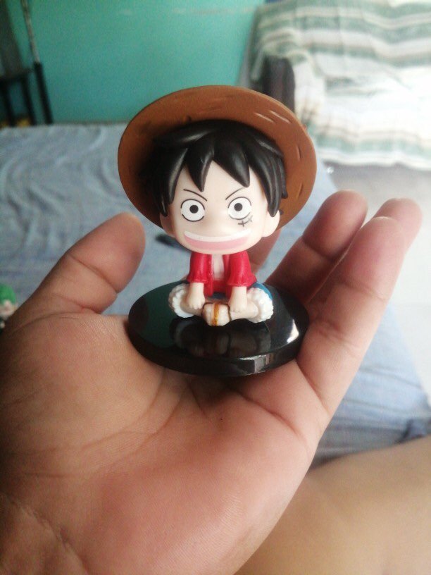 7Cm One Piece Anime Figure Monkey D Luffy Roronoa Zoro Kawaii Toys Q Figural Car Decoration Pvc Figurine Model Children Gift