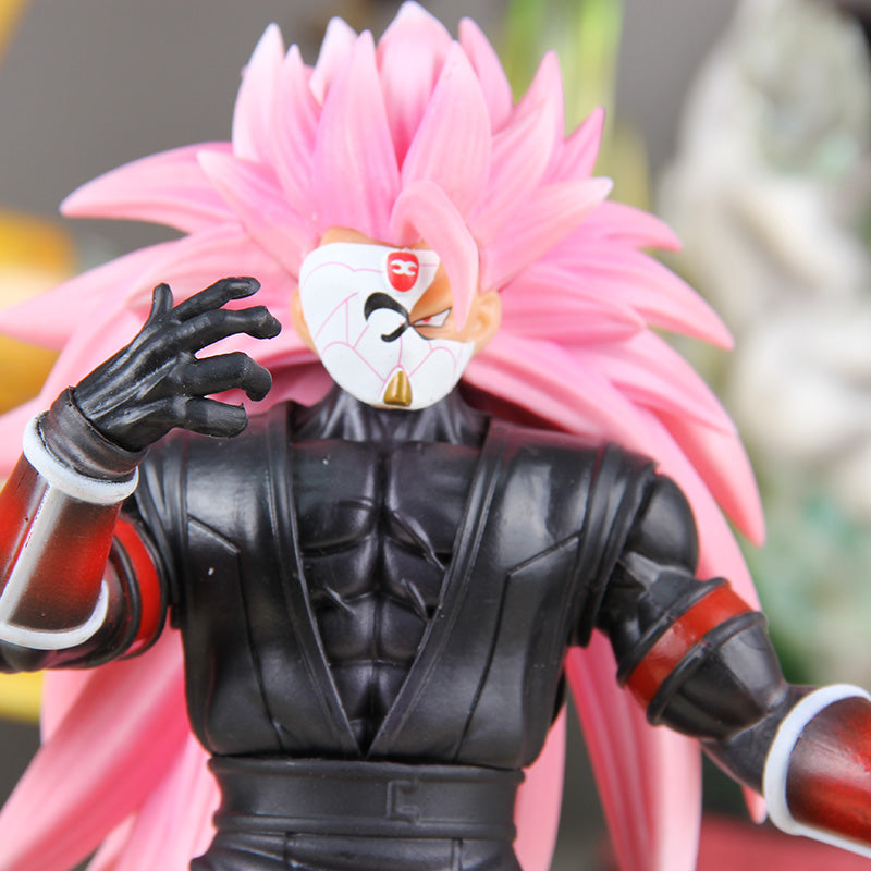 Figurine Dragon Ball Heroes black Goku Sayan 3 rosé masqué collection manga 32Cm