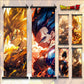 Tableau dragon ball toile avec cadre déroulant 30×90 cm affiche murale décoration collection manga