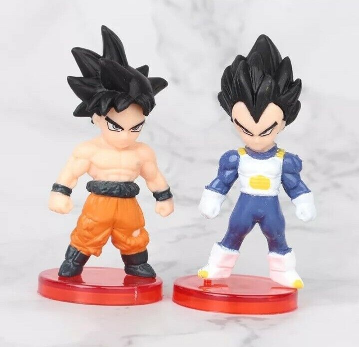 Figurine Dragon Ball Super 16 Pieces Entre 5 Et 7 Cm goku vegeta freezer broly