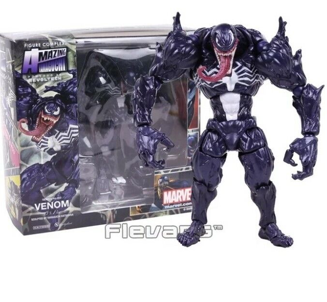 Figurine venom articule avec accessoires revoltech amazing  16 cm