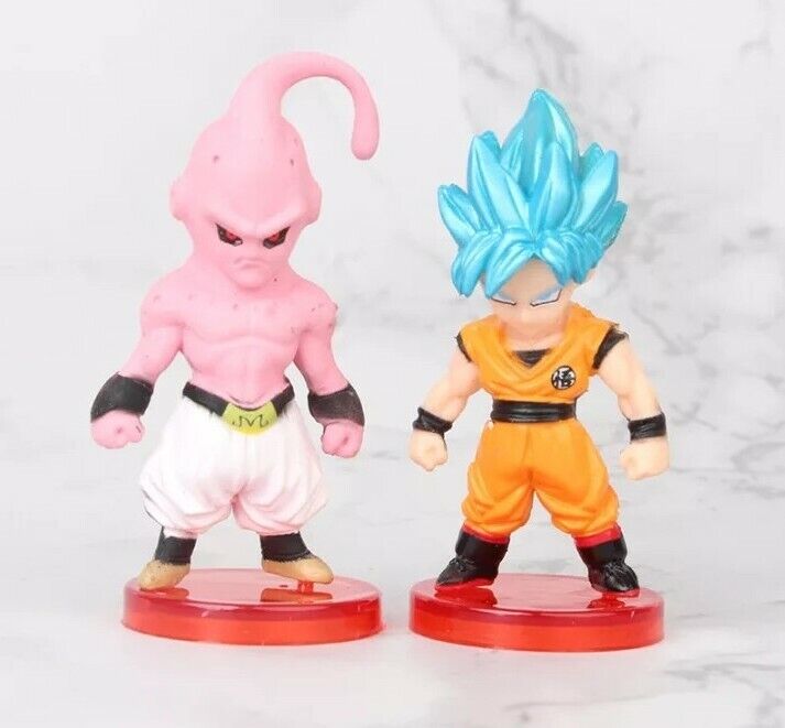 Figurine Dragon Ball Super 16 Pieces Entre 5 Et 7 Cm goku vegeta freezer broly