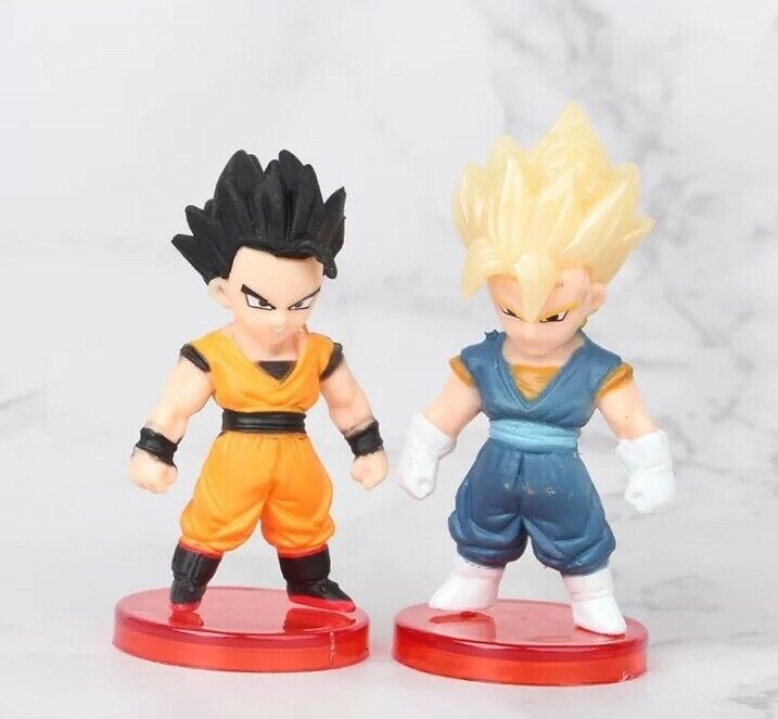 Figurine Dragon Ball Super 16 Pieces Entre 5 Et 7 Cm goku vegeta freezer broly